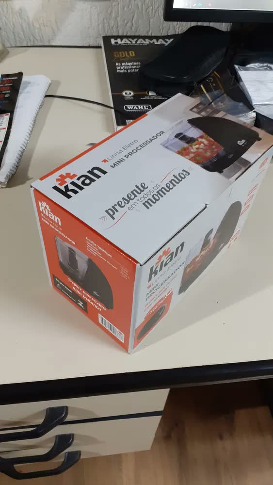 foto de Mini Processador De Alimentos 120w Compacto E Potente Cor Preto