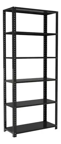foto de Prateleira Estante Armário Aço 6 Bandejas 60cm Romero Preto