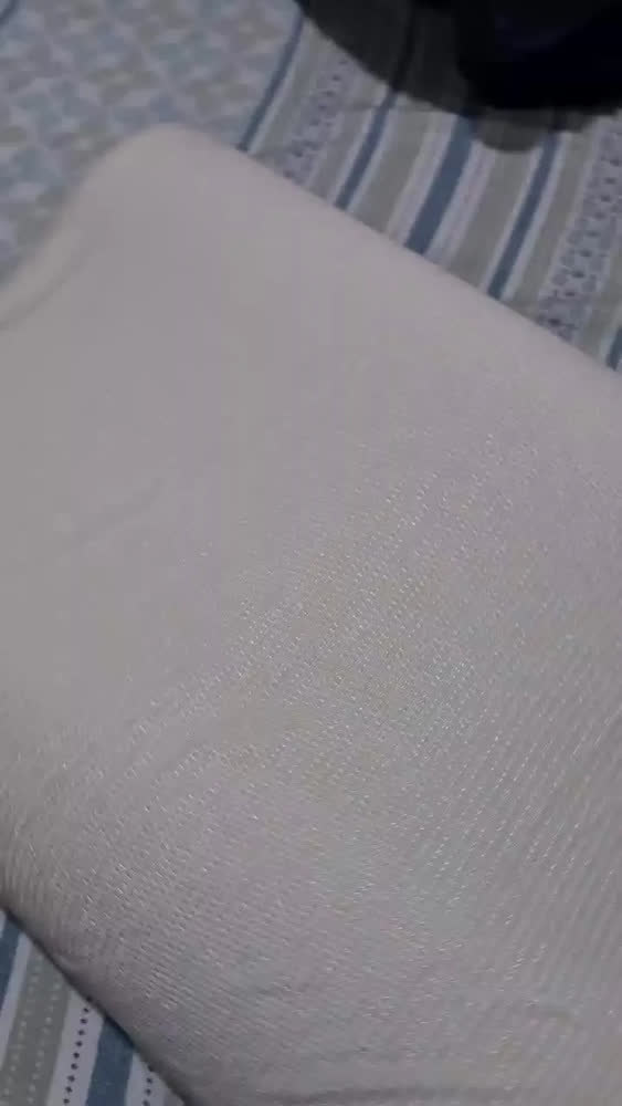 foto de Travesseiro Nasa Cervical Alto Conforto Anatômico Ortopédico Branco