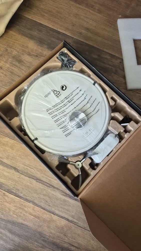 foto de Robô Aspirador Velds V50, 10000pa Mapeamento Avançado Sensor Antiqueda, Branco
