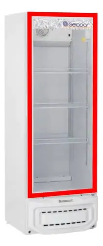 foto de Borracha Porta Frigobar Consul Compacto 120l 79x44cm Crt12b Cinza