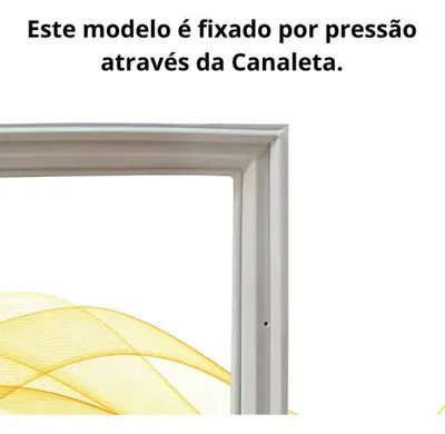 foto de Borracha Porta Frigobar Consul Compacto 120l 79x44cm Crt12b Cinza