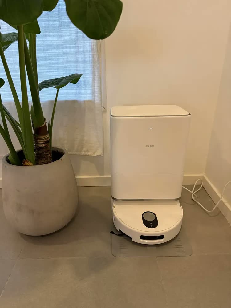 foto de Aspirador Robô Xiaomi Robot Vacuum 5 Base Auto Branco