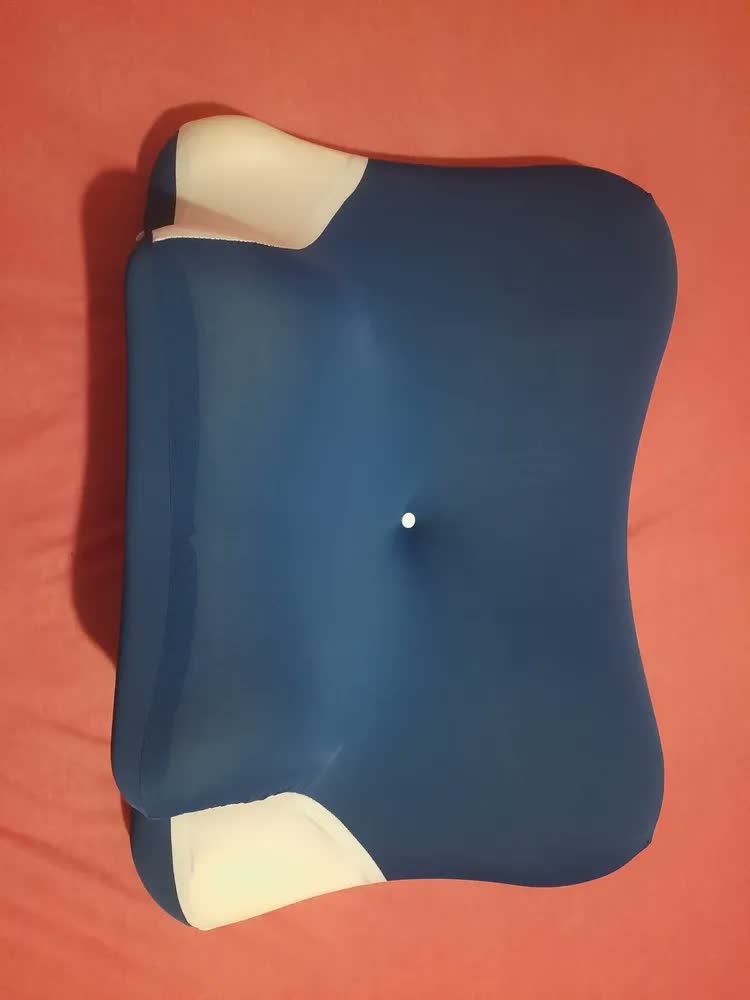 foto de Travesseiro Cervical Ortopédico Ergonômico Viscoelástico Cinza