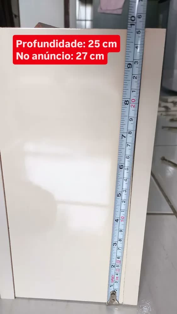 foto de Rack Aparador Suspenso 3 Portas Linea Até 75'' 160cm Off White