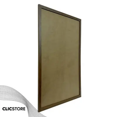 foto de Moldura 50x70 com Acetato para Poster Quadros Foto Fotografia Diploma Quebra Cabeça Sala Quarto Clic Store Cor Marrom